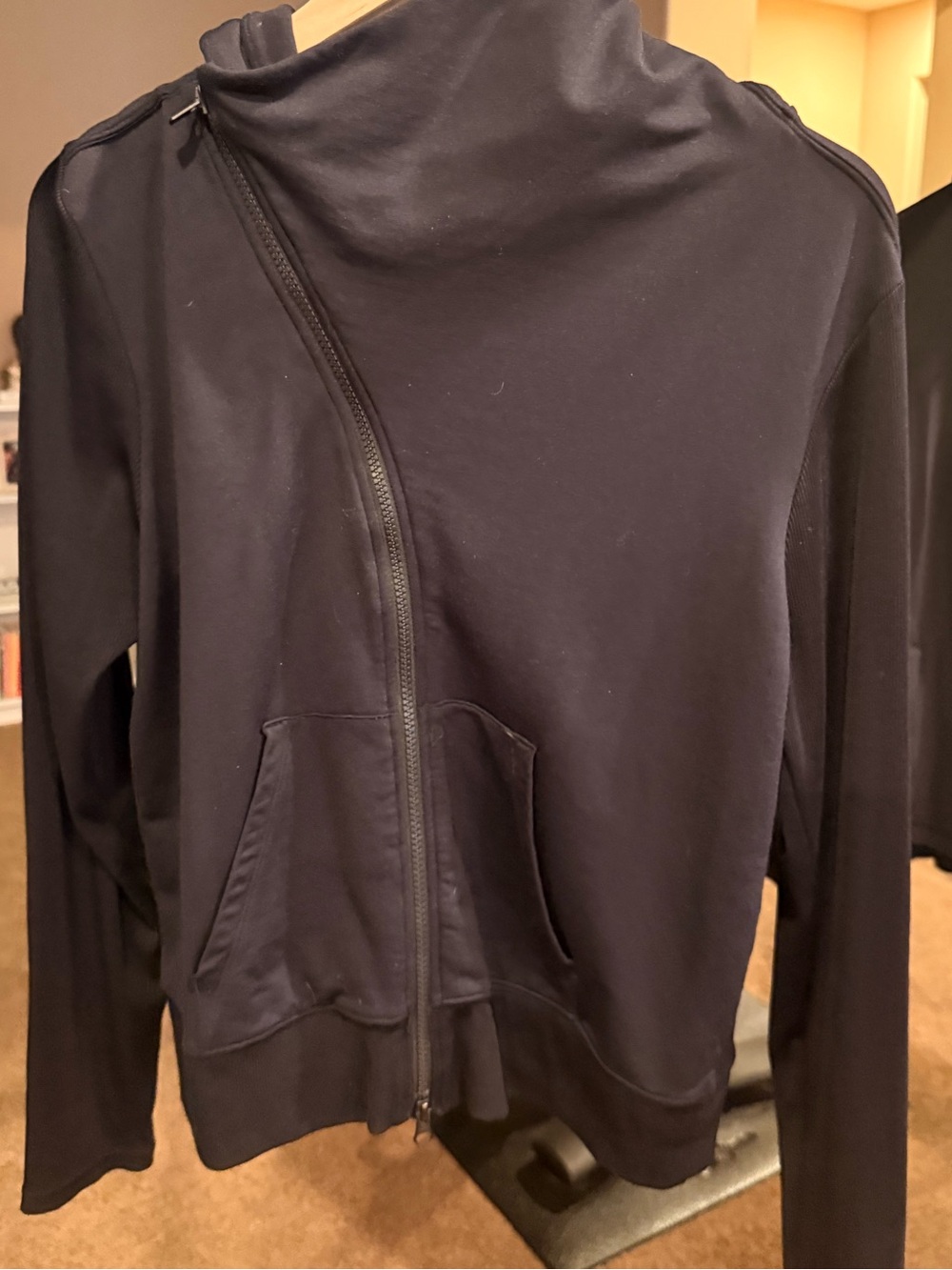 Athleta Asymmetric Zip Hoodie